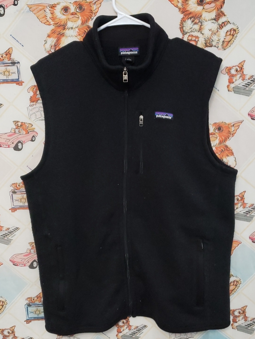 Patagonia Black Men's Fleece Vest - Full Zip
